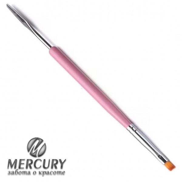 Кисть для полигеля, прямая со шпателем, №4