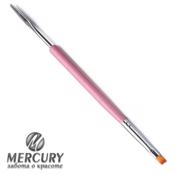 Кисть для полигеля, прямая со шпателем, №8