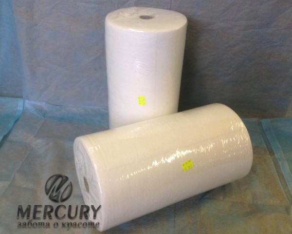 Полотенце  КОМФОРТ 45х90 см В РУЛОНЕ, Белое, 100 шт.