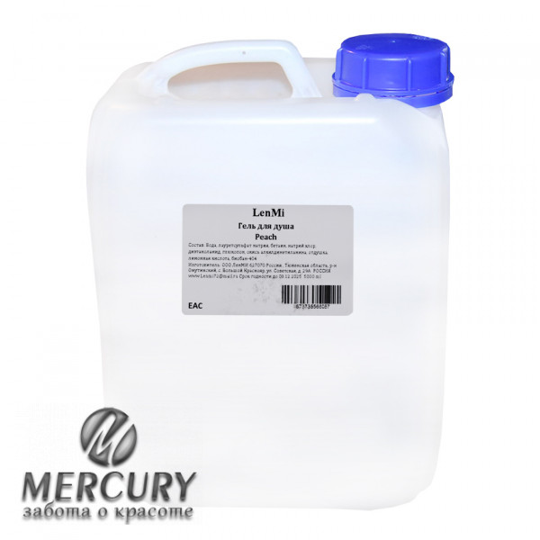 Гель для душа PEACH, 5л