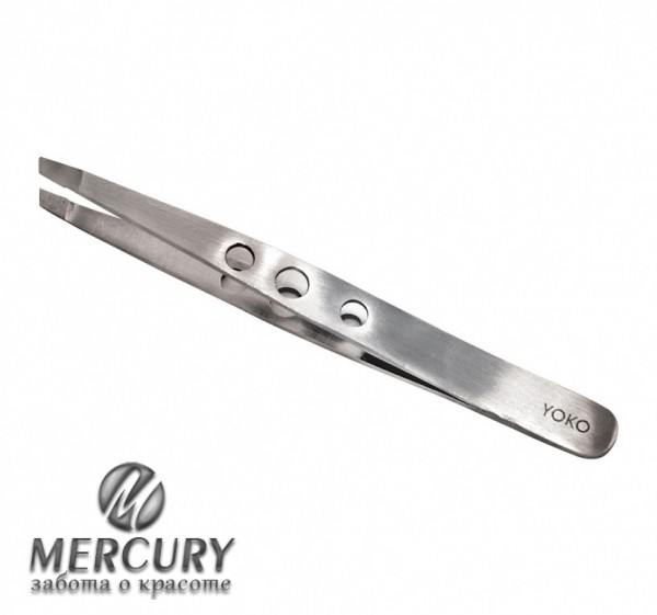 Y SP 011 Пинцет прямой (матовый) скошенный