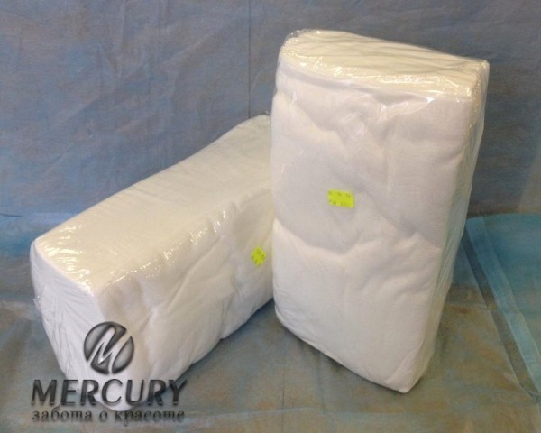 Полотенце СТАНДАРТ 45х90 см, Белое - индивидуально сложенное, 50 шт.