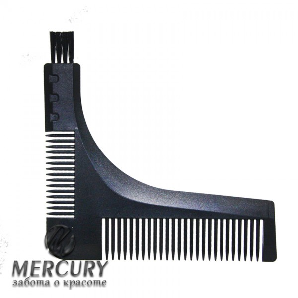 Расческа для моделирования бороды с кисточкой 1