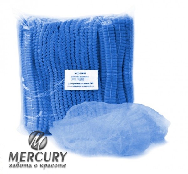 Шапочка Шарлотта Голубая