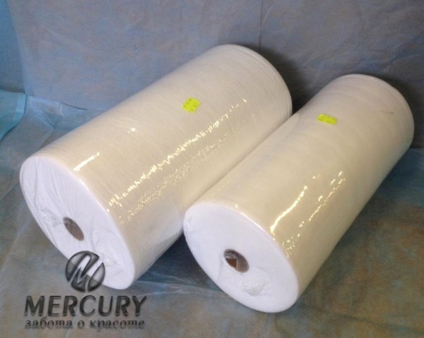 Салфетка СТАНДАРТ спанлейс 30х30 см в РУЛОНЕ с перфорацией, Белая, 100 шт.