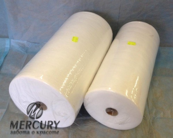 Салфетка СТАНДАРТ 30х40 см в РУЛОНЕ с перфорацией, Белая, 100 шт.