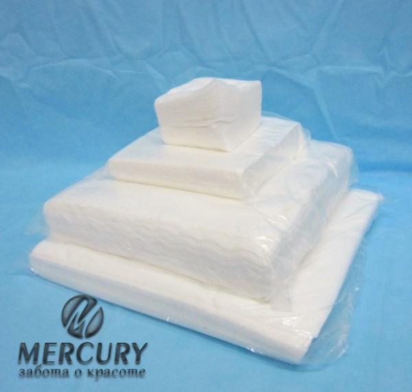 Салфетка СТАНДАРТ 20х20 см впитывающая Белая, 100 шт.