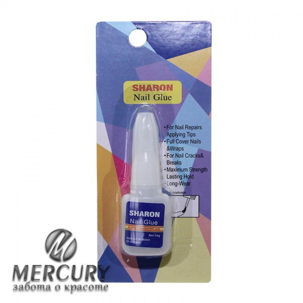 Клей для нарощенных ногтей с кисточкой / Клей для типс / Клей для маникюра