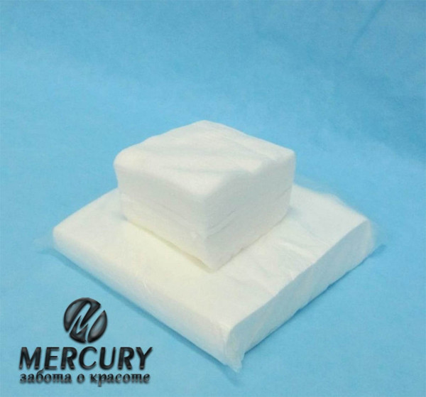 Салфетка одноразовая 15х20 см впитывающая, белая, СТАНДАРТ 100 шт.