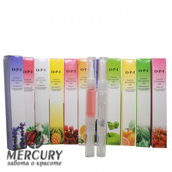 Масло OPI для ногтей и кутикулы шприц 2,5мл в наборе 5 штук.