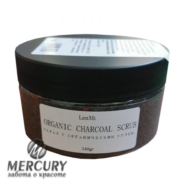 Органический угольный скраб, 340г