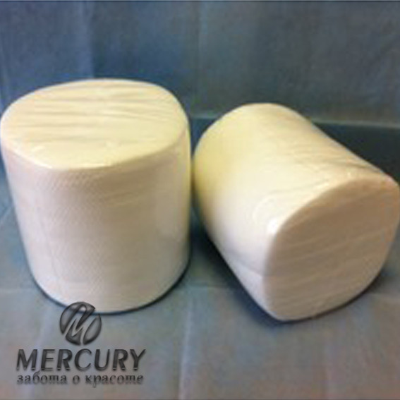 Салфетка одноразовая 15х15 см в РУЛОНЕ с перфорацией. Белая (100 шт.)